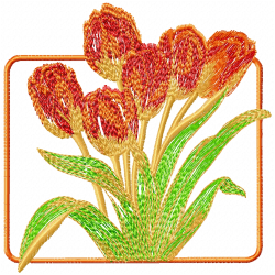 Flowers And Tree Embroidery Design 5 Flowers And Tree Embroidery Design 5